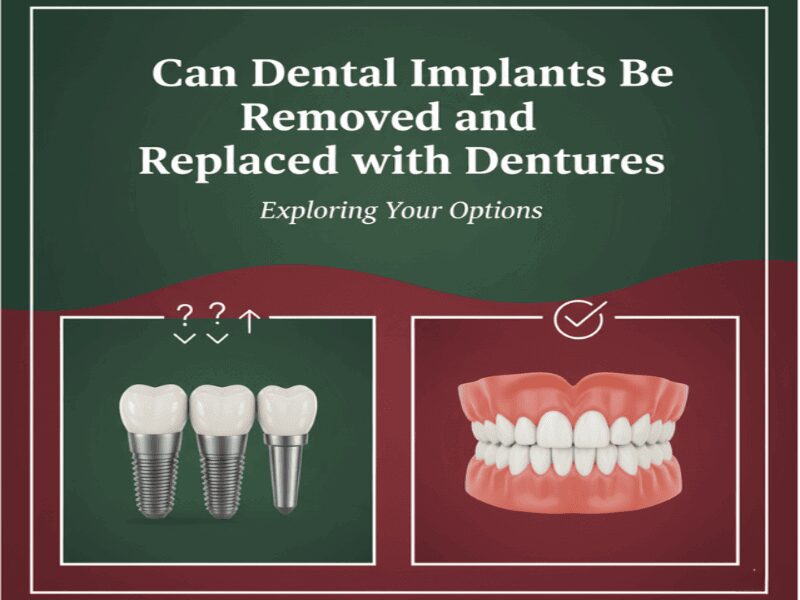 Can Dental Implants Be Removed and Replaced with Dentures?