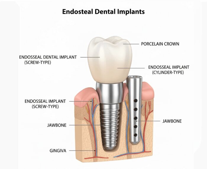 Endosteal Dental Implants